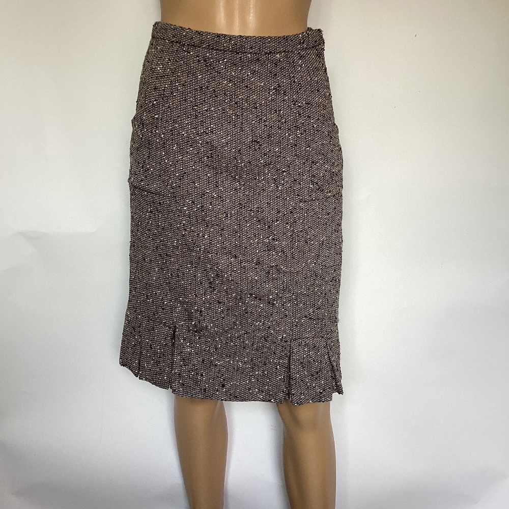 Luca Luca Italy NWT Mona Tweed A-Line skirt 40